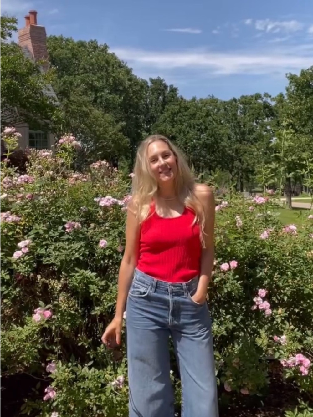 Citizens Of Humanity Beverly Wide-Leg Jeans in Indigo Blue - Picture 6 of 6